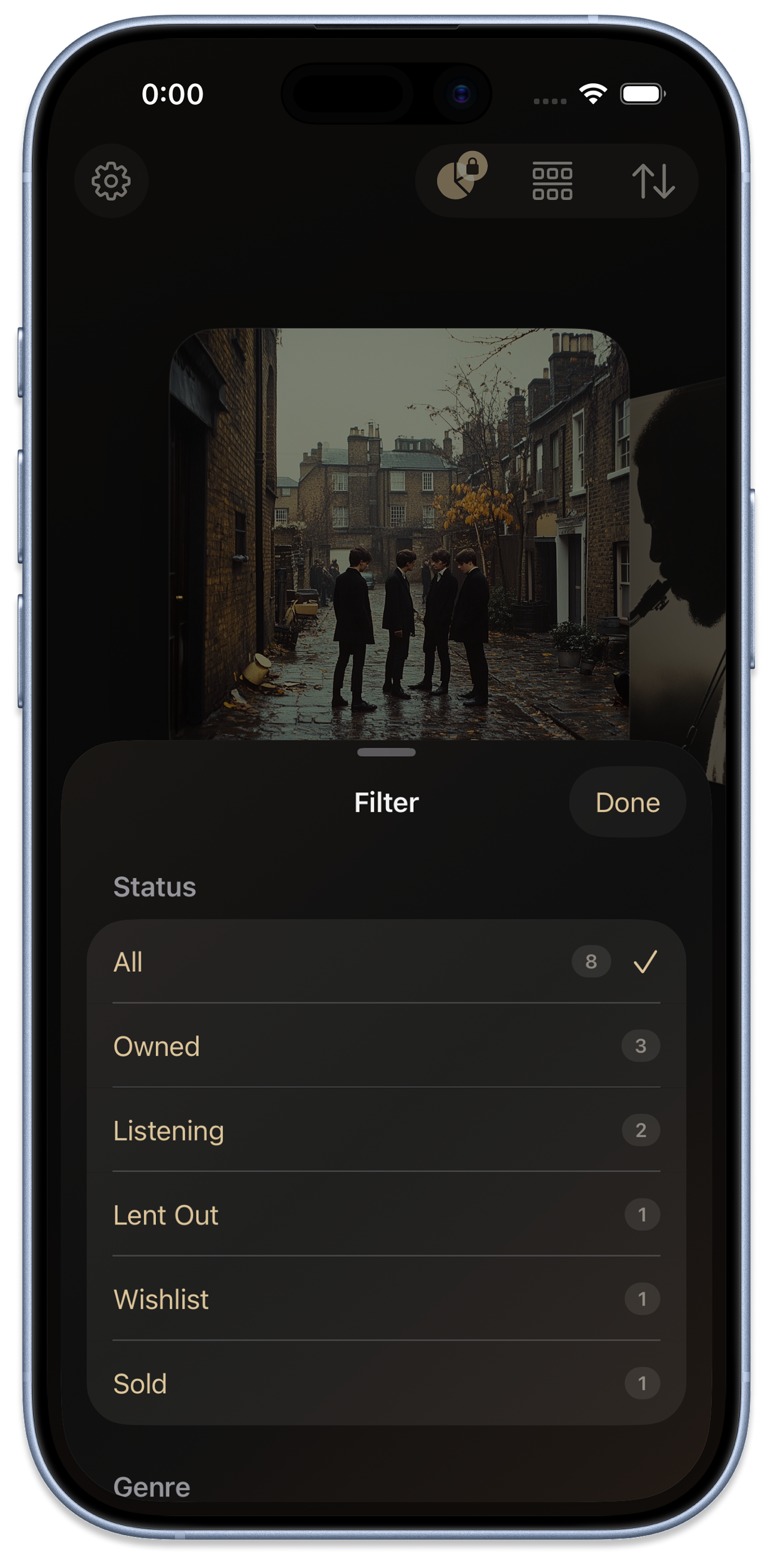 Vynelo filter screen